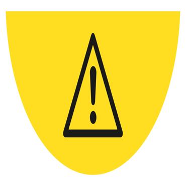 Bodenschild 1 2 Kreis Warnschild