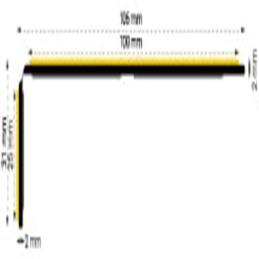 Profilo del naso della scala Fotoluminescenza sottile